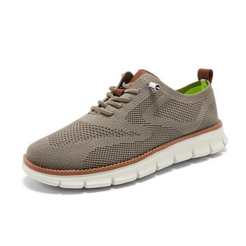 Lage sneakers met knit upper