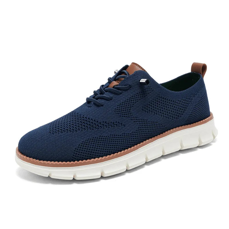 Lage sneakers met knit upper