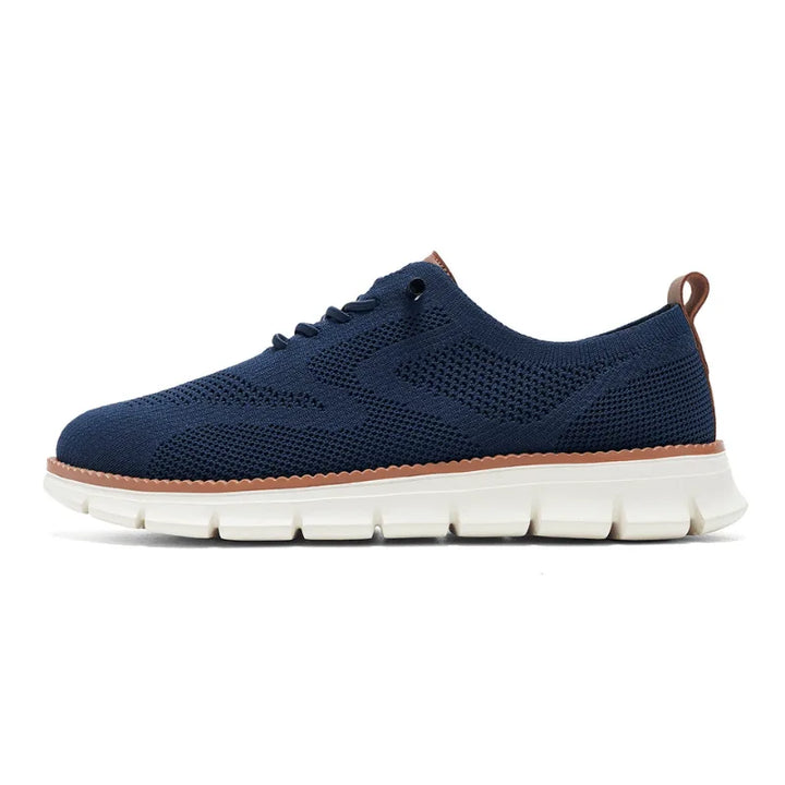 Lage sneakers met knit upper