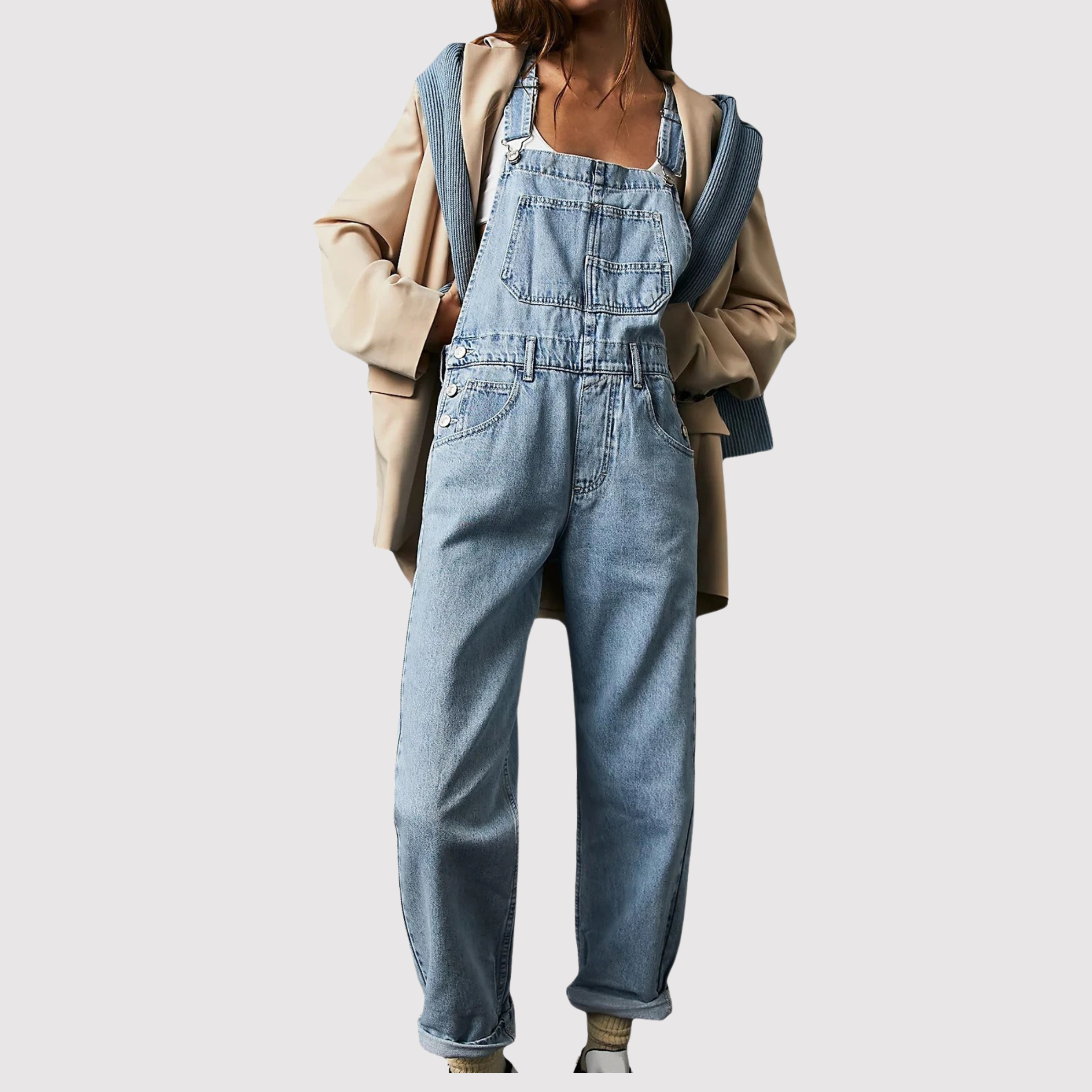 Stijlvolle Denim Tuinbroek voor Dames - Eline