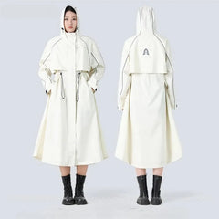 Oversized hooded regenjas