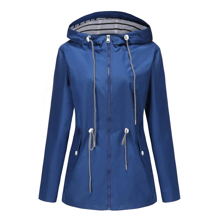 Waterdichte regenjas met capuchon