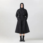 Oversized hooded regenjas