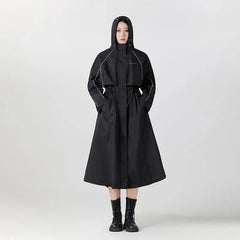Oversized hooded regenjas