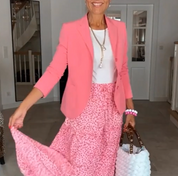 Roze Dames Blazer