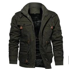 Parka met fleece voering