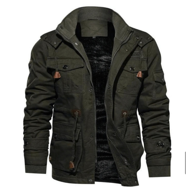 Parka met fleece voering
