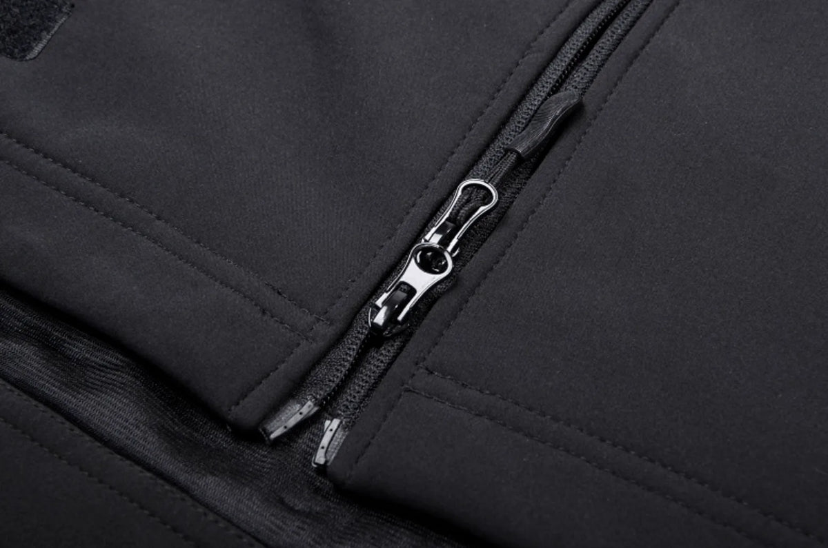 Parka met capuchon en ritszakken