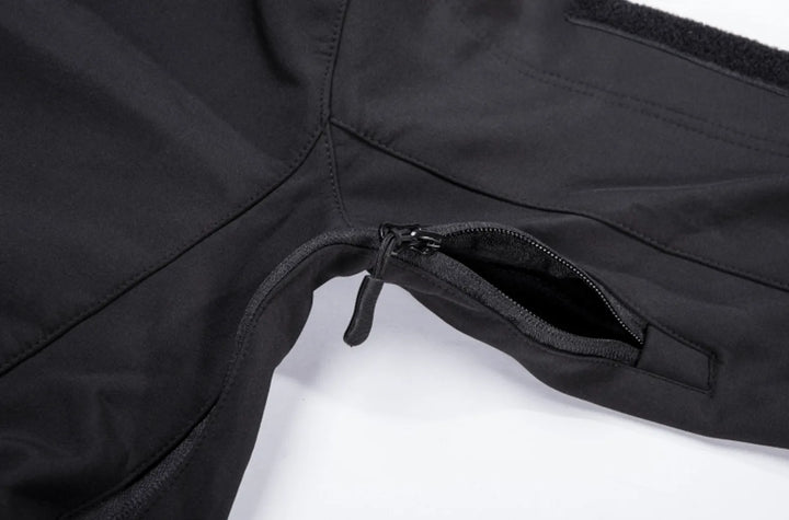 Parka met capuchon en ritszakken