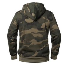 Camo hoodie met drawstring