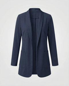 Slim fit blazer met lange mouwen