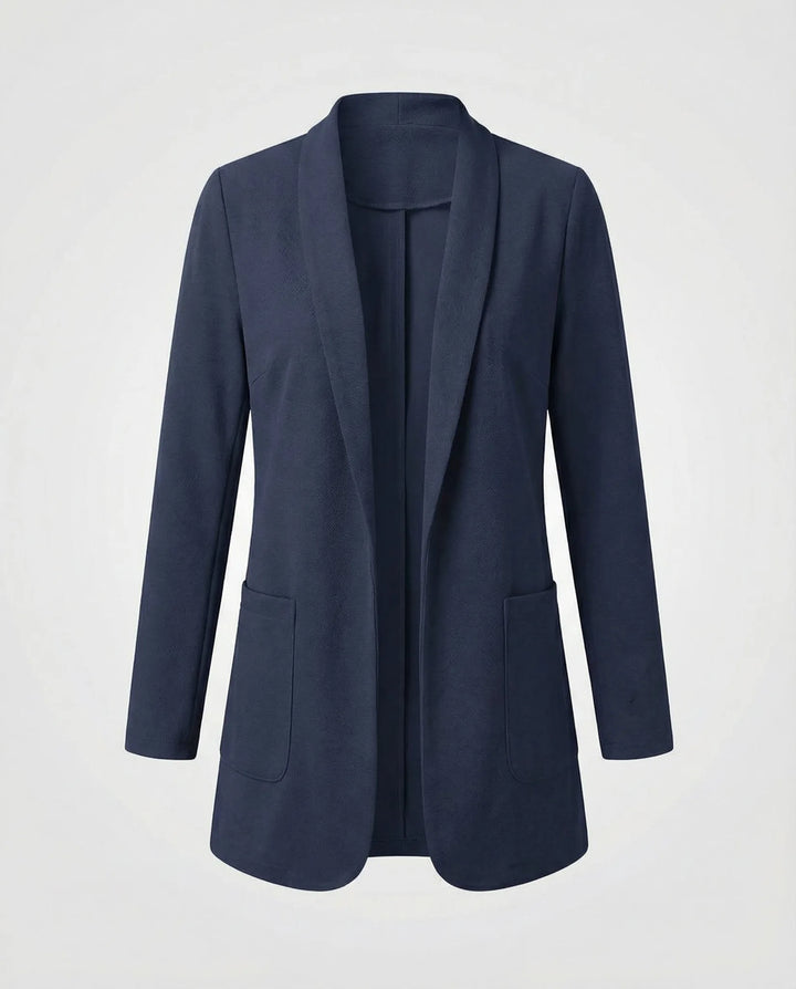 Slim fit blazer met lange mouwen