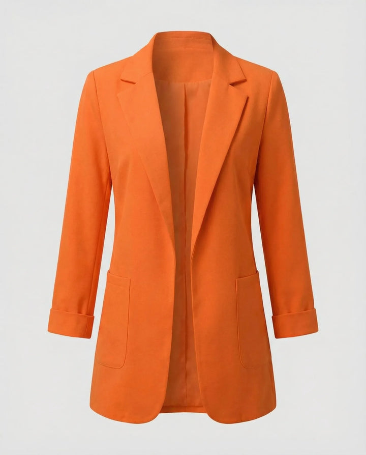 Slim fit blazer met lange mouwen