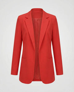 Slim fit blazer met lange mouwen