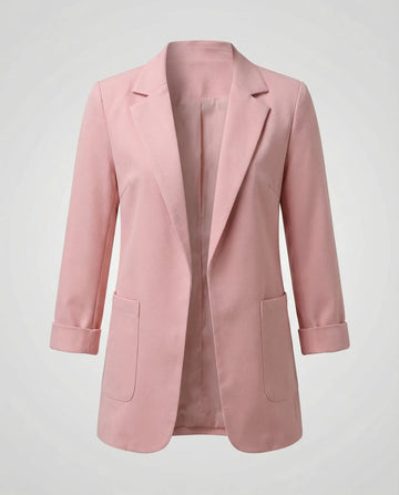 Slim fit blazer met lange mouwen