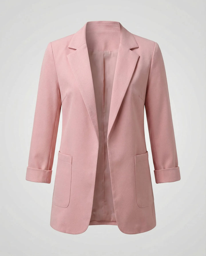 Slim fit blazer met lange mouwen