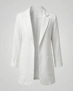 Slim fit blazer met lange mouwen