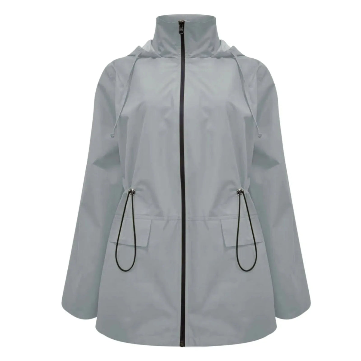 Oversized regenjas met capuchon