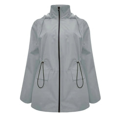 Oversized regenjas met capuchon