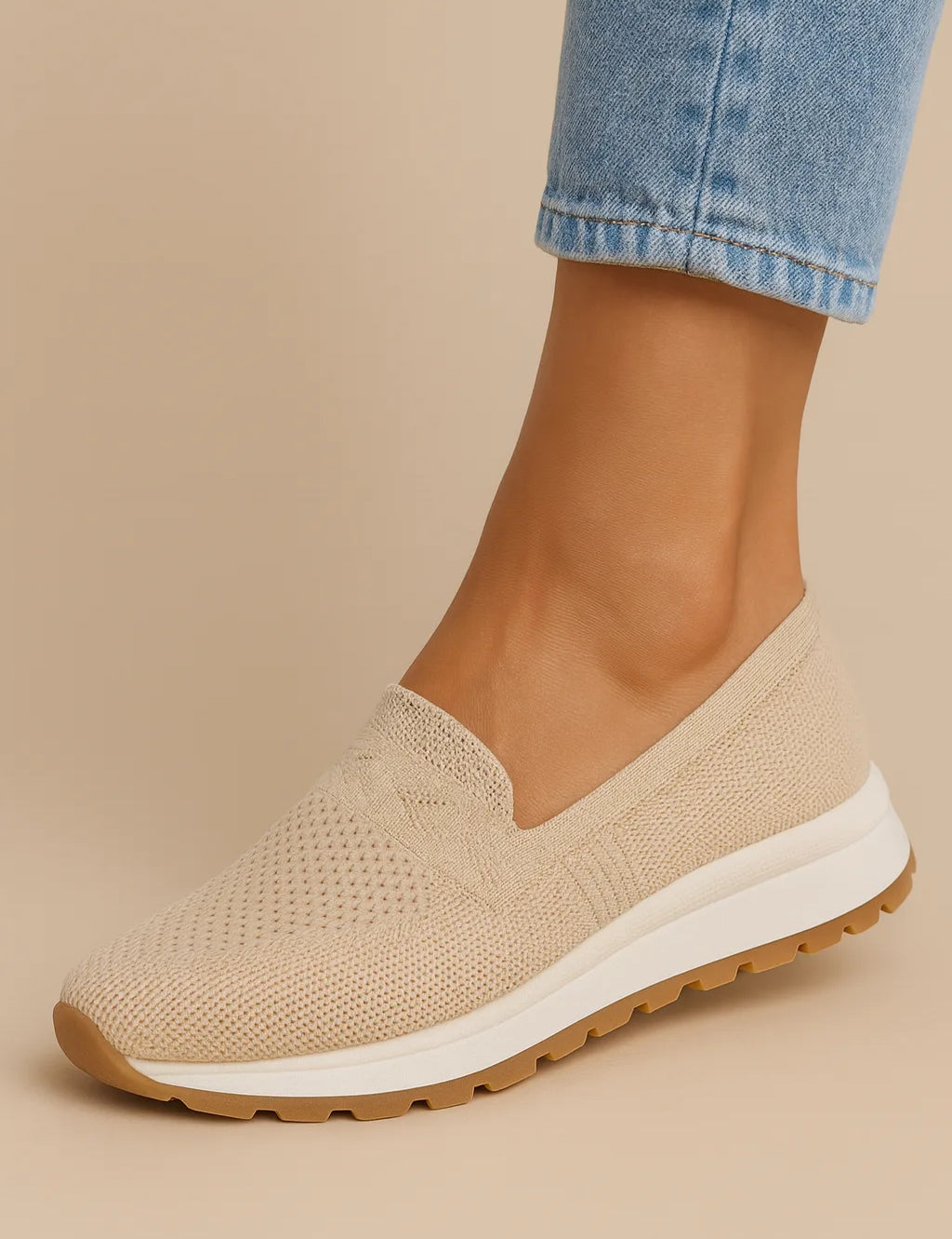 Sneakers met ademend bovenwerk en flexibele zool