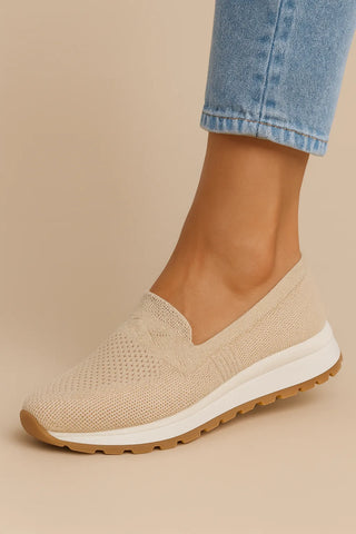 Sneakers met ademend bovenwerk en flexibele zool