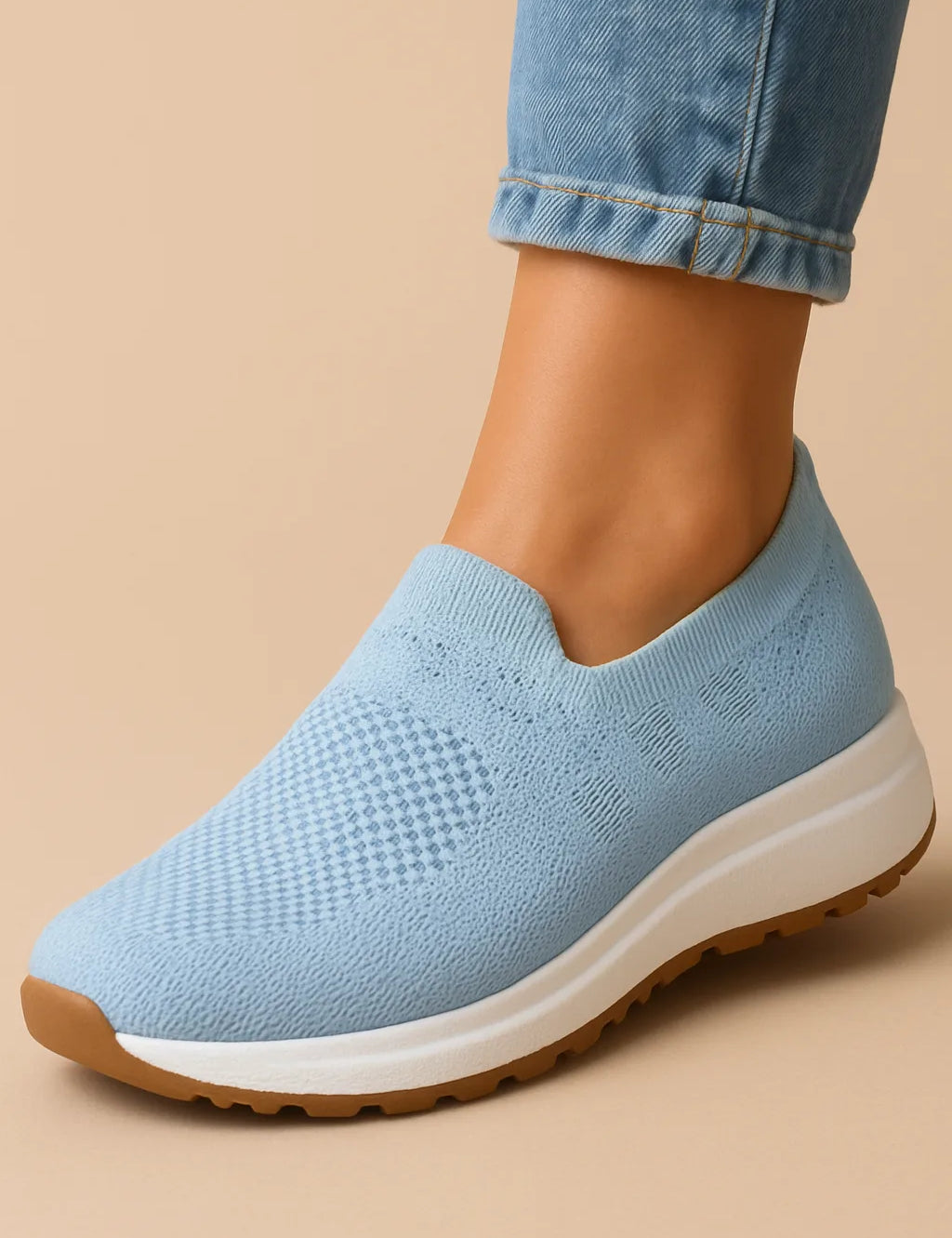 Sneakers met ademend bovenwerk en flexibele zool