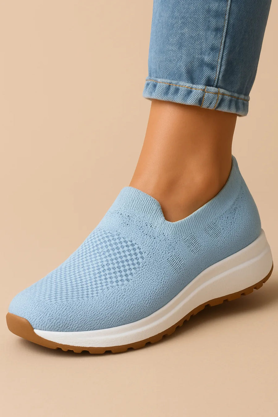 Sneakers met ademend bovenwerk en flexibele zool