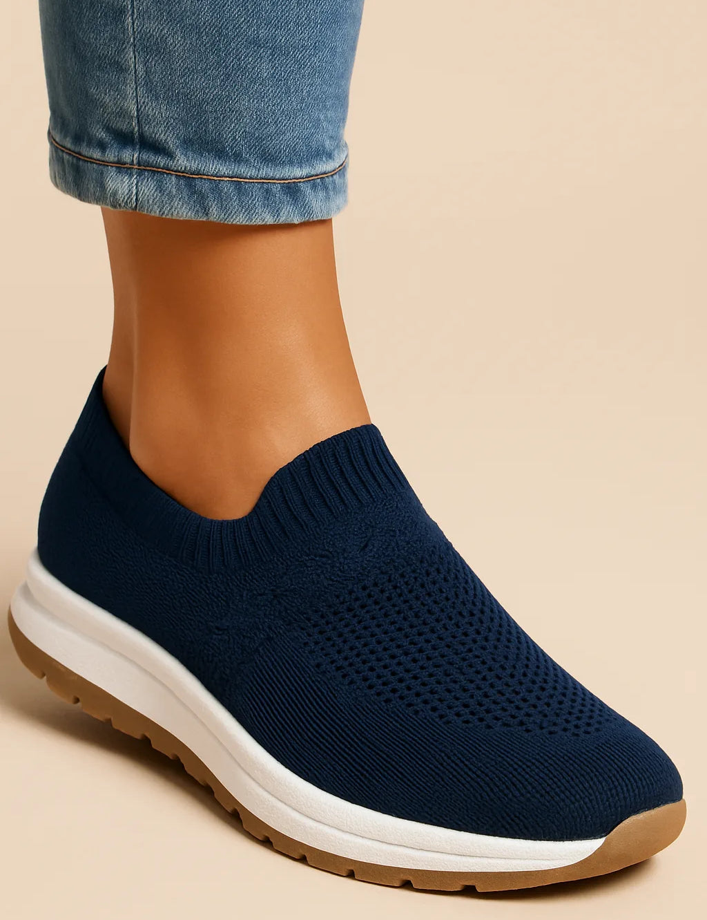 Sneakers met ademend bovenwerk en flexibele zool