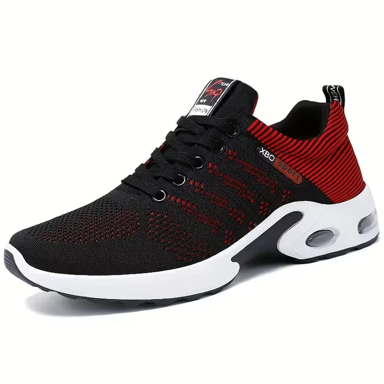 Sneakers met ademende mesh bovenkant