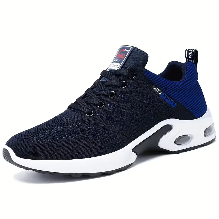 Sneakers met ademende mesh bovenkant