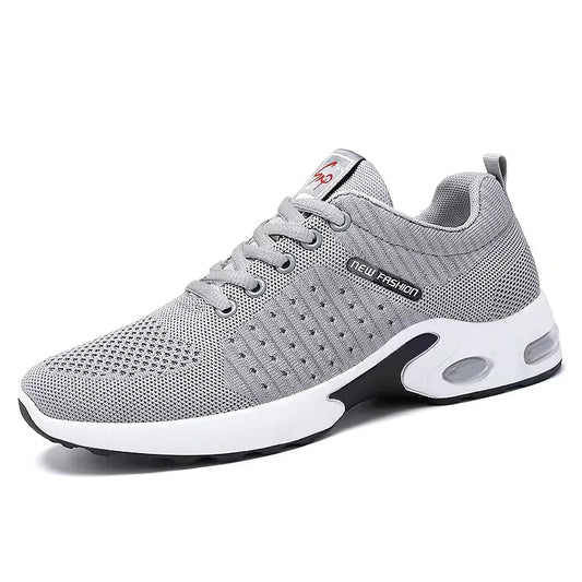 Sneakers met ademende mesh bovenkant