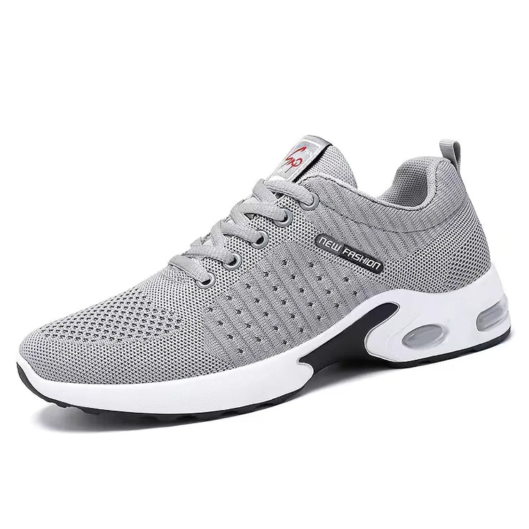 Sneakers met ademende mesh bovenkant