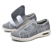 Sneakers met extra brede pasvorm en klittenbandsluiting