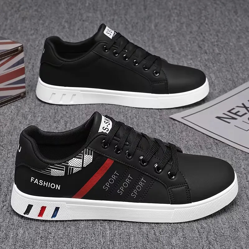 Sneakers met moderne uitstraling en vetersluiting