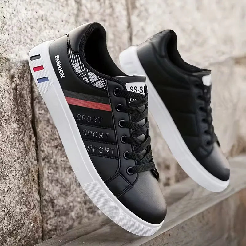 Sneakers met moderne uitstraling en vetersluiting