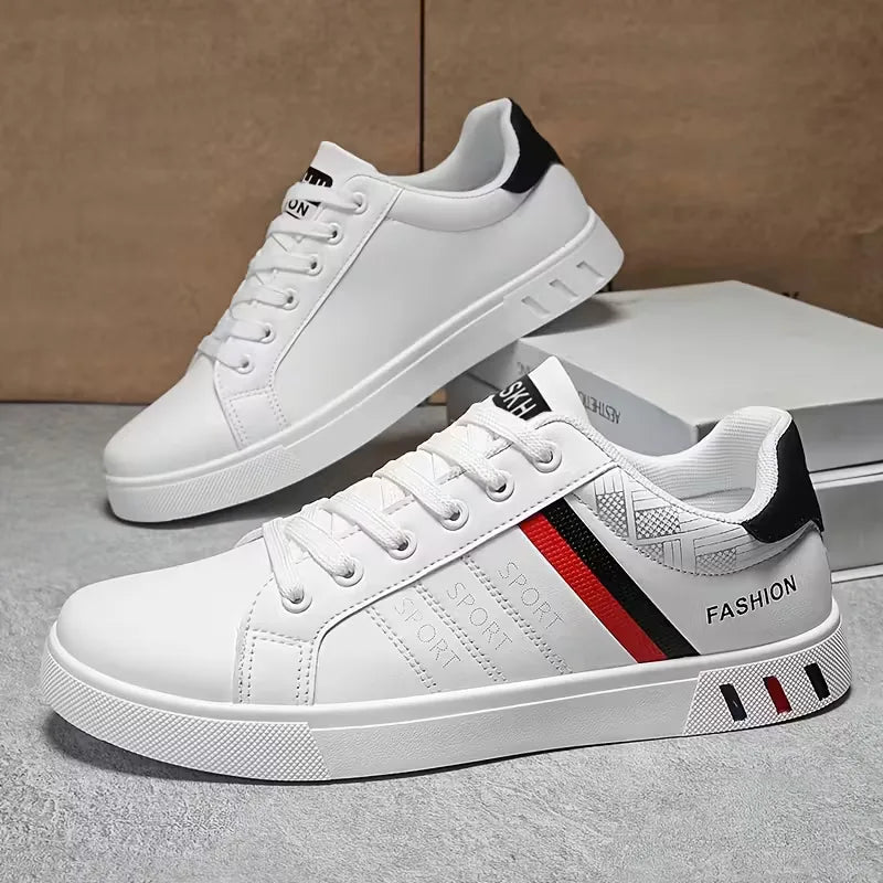 Sneakers met moderne uitstraling en vetersluiting