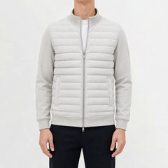 Puffer jacket met quilted design
