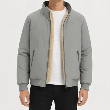 Puffer jacket met fleece lining