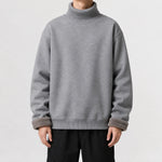 Fleece-lined trui met turtle neckline