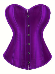Strapless corset met vetersluiting en knoopsluiting