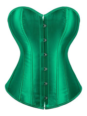 Strapless corset met vetersluiting en knoopsluiting