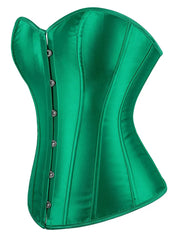 Strapless corset met vetersluiting en knoopsluiting