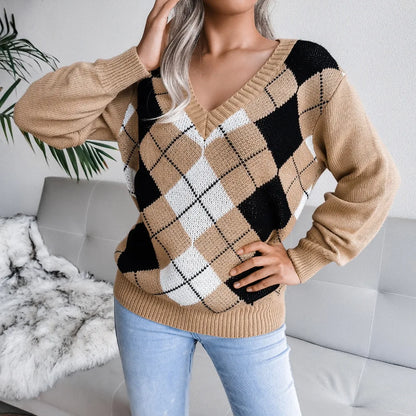 Dames trui - een perfecte combinatie van warmte en trendyness. Gemaakt van zachte stoffen en voorzien van een luxe uitstraling, biedt deze trui zowel comfort als stijl.