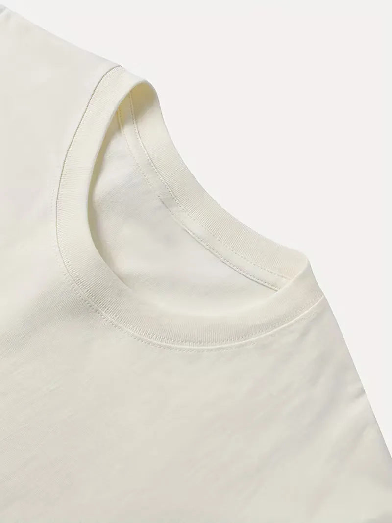 T-shirt met print en korte mouwen