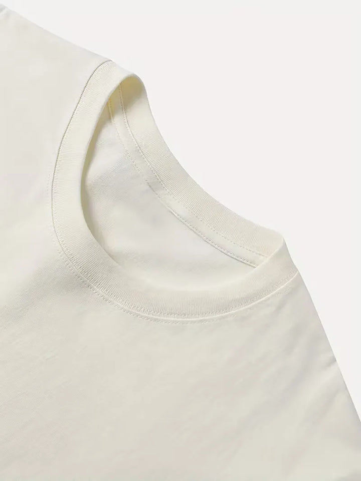 T-shirt met print en korte mouwen