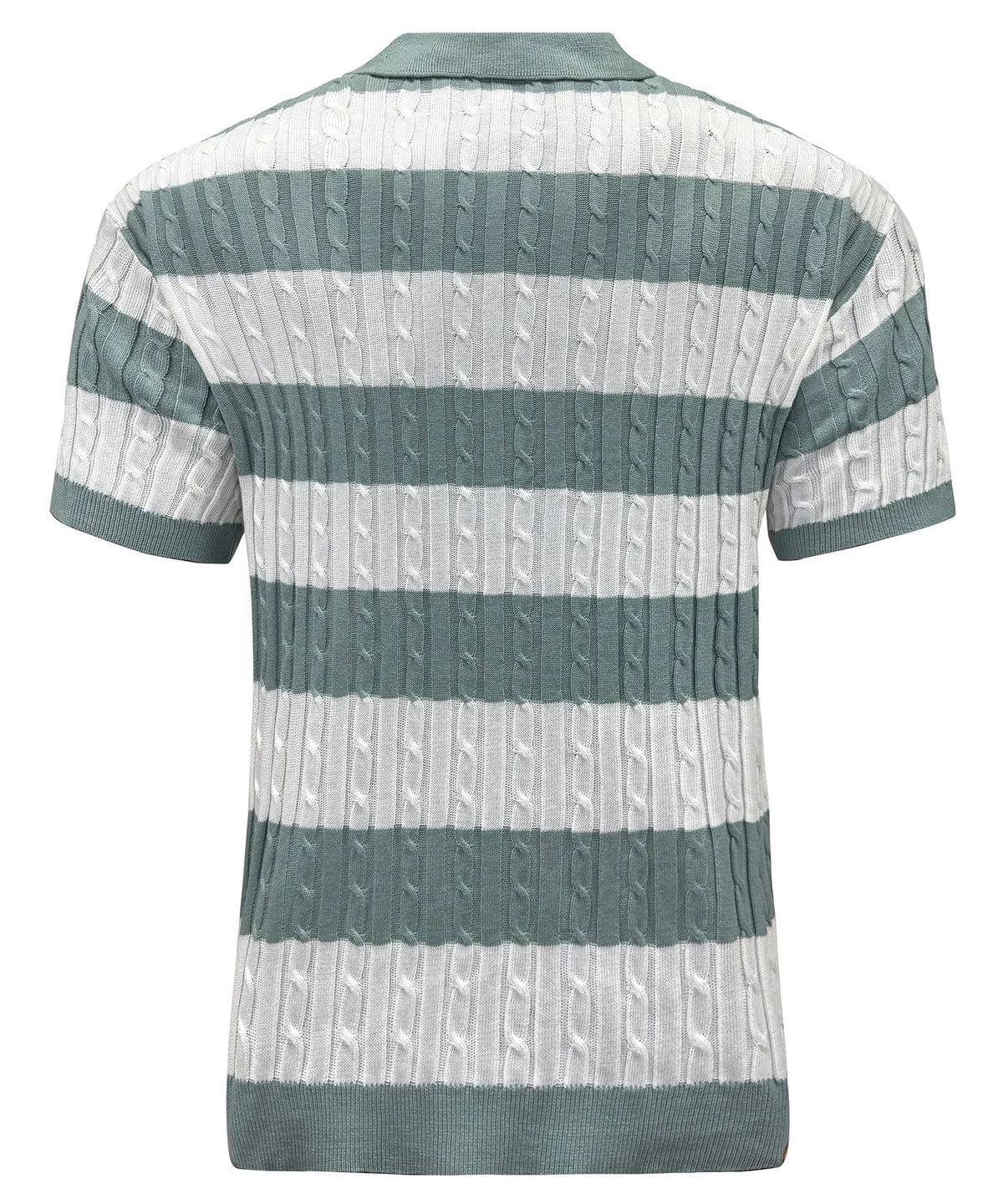 Polo met V-neck en korte mouwen