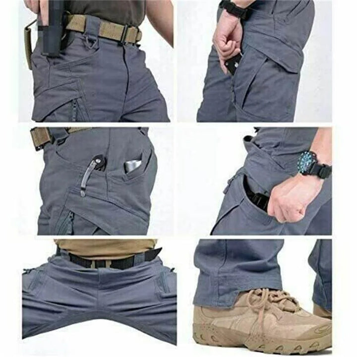 Tactical pants met cargo pockets