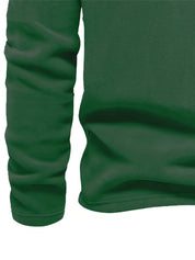 Trui met staande kraag en half-rits