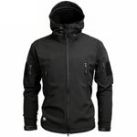 Parka met capuchon en ritszakken