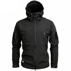 Parka met capuchon en ritszakken